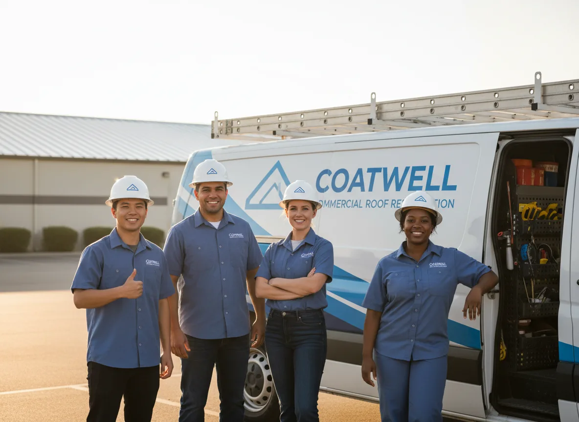 Commercial roof coating company in Vina, CA